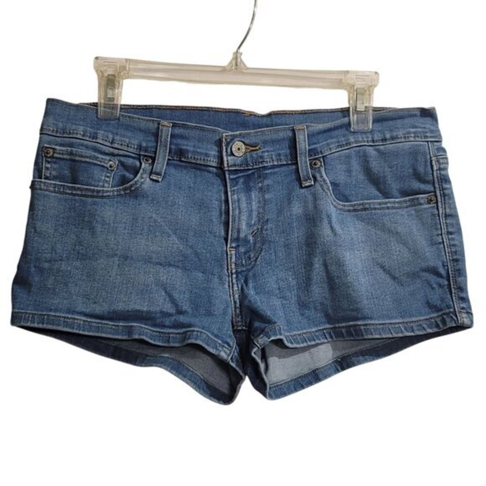 Levi's Vintage Denim Jean Shorts 30 Blue Mid-Rise